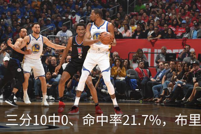 三分10中0、命中率21.7%，布里奇斯赛季场均仅3.3分